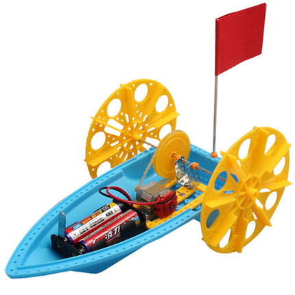Children's handmade diy remote control Ming ship technology small production young students scientific experiment teaching material package wholesale