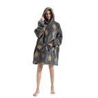 Gray lion cold outfit / Free size adult length 90cm