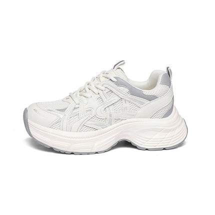 (Out-Of-Stock Items Cannot Be Replenished) Thick-Soled Trendy Dad Shoes for Women, New Spring/Summer Sports Casual Versatile Sneakers