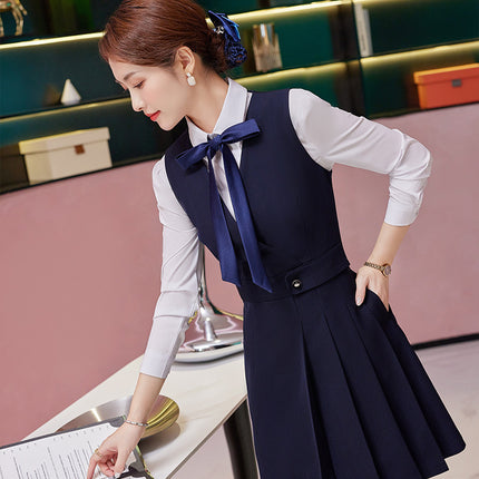Kindergarten Teachers Garden Clothes Work Clothes Autumn and Winter New Kindergarten Teachers Vocational Middle School Students College Style suit Female dress