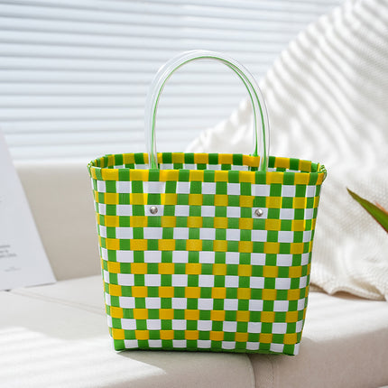 Bag woven bag handbag hand bag beach bag vegetable basket woven bag female tote bag hand gift basket wholesale