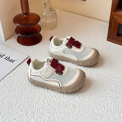 Children's sneaker 2025 Summer New Girls Biscuit Shoes Baby Board Shoes Soft Bottom Boys' Breathable Mesh Shoes Lightweight