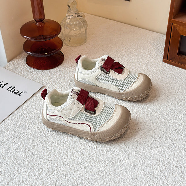 Children's sneaker 2025 Summer New Girls Biscuit Shoes Baby Board Shoes Soft Bottom Boys' Breathable Mesh Shoes Lightweight