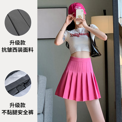 Pleated Skirt for Women 2026 Summer New Style Elegant Little Chanel Style Casual High-Waisted Fashionable Petite Suit Half Skirt