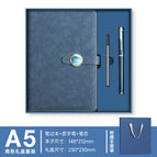 Upgraded plastic buckle-haze blue three-piece set