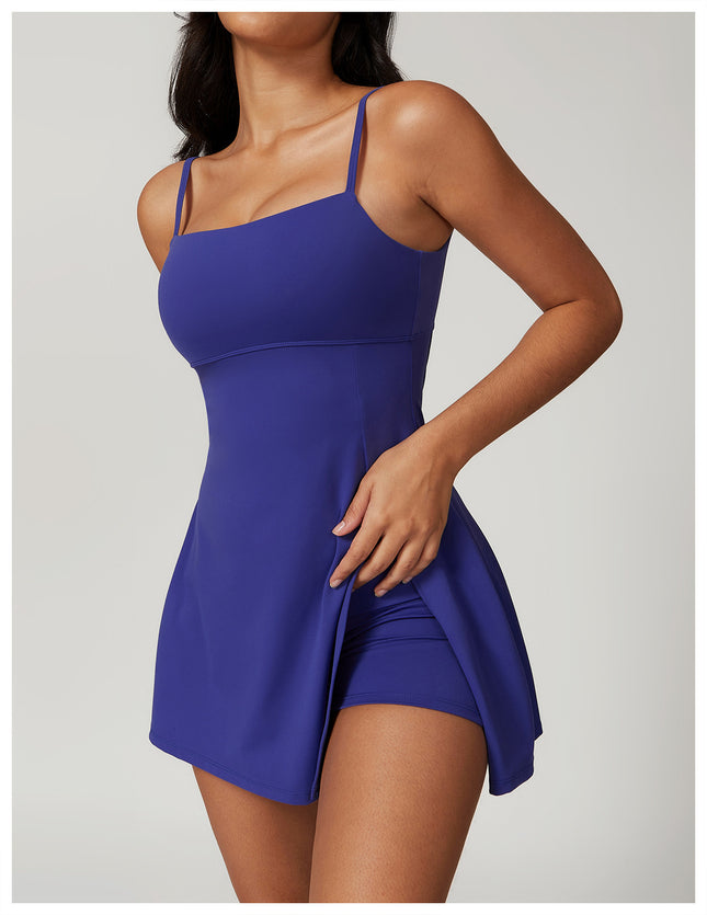 European and American New Anti-running Light Base Sports dress Breathable Outdoor Golf Beautiful Back Yoga Sports Tennis Skirt