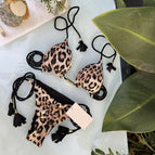 brown leopard print / S