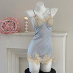 Aqua blue [with chest pad] / S