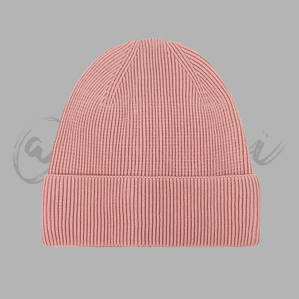 New Four Seasons Flying Woven Men's and Women's Knitted Hat Big Head Wai Cold Hat Men's European and American temu Lazy Style Hat Warm