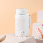 Cup comes with tea separator / 1000ml [white] dazzling blue handle