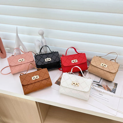 Compact Wholesale Korean Style Bags, Light Luxury Embossed Niche Material Small Square Bags, Crossbody Bags, Women's Fashion Pu Versatile Bags