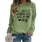 Olive green (black font) / S