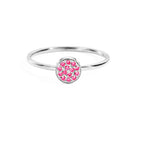 July rose red-steel color / Circumference 49MM -US5