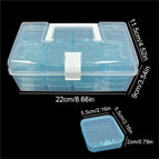 32-compartment suitcase [blue inner box] / Standard