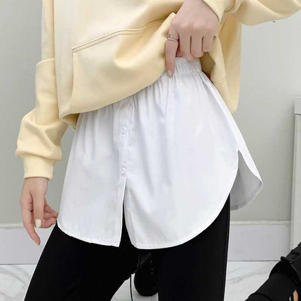 Small Butt Curtain Bottoming Shirt Hem Butt Curtain Skirt Versatile Bottoming Skirt Covering Buttocks Layered Short Skirt Skirt Fake Hem Summer