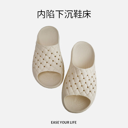 【Bv Men's Shoes】Indoor and Outdoor Casual Eva Rubber Sandals, Home Bathroom Slippers, Lightweight with Heel Coverage