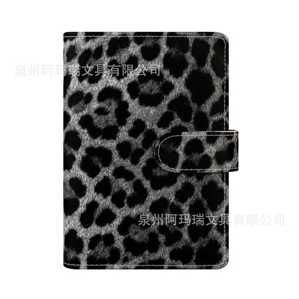 Amazon Cross-border A6 Leopard Macaron Notebook Loose-leaf Creative Cash Deposit Book Budget Plan Book