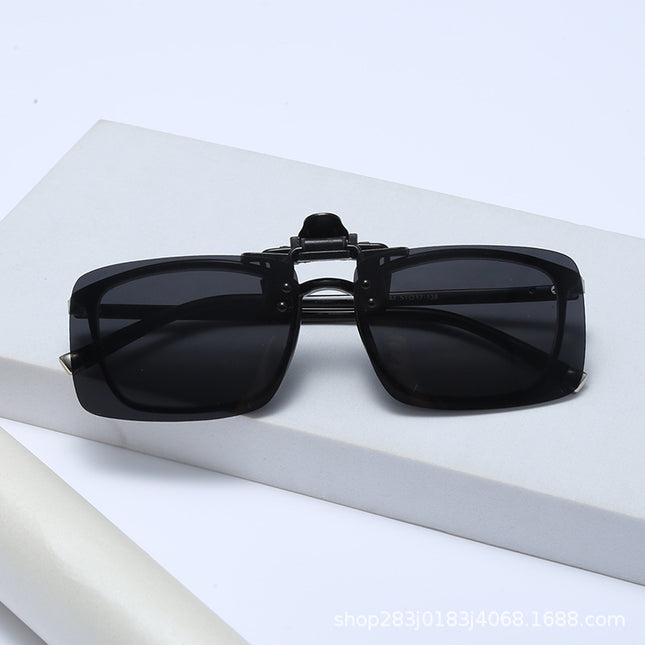 New Polarized Clip Myopia Sunglasses Fishing Driving Polarized Sunglasses for Men and Women Day and Night Clip Glasses