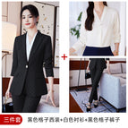 Black suit + pants + shirt / S