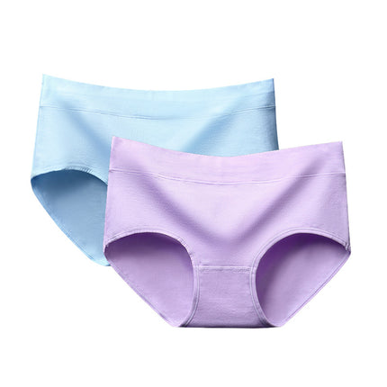 Zhidiman Pure Cotton Breathable Women's Underwear × 2 Pairs m Size