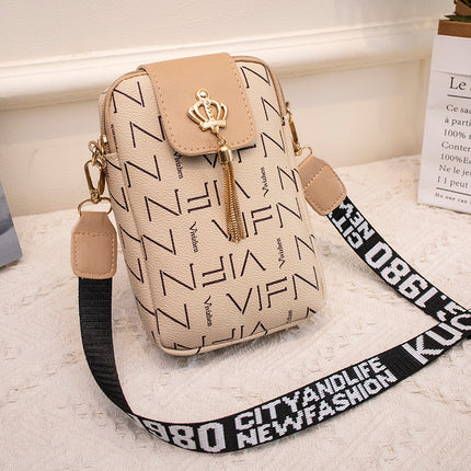 New printed mobile phone bag 2023 autumn simple fashion Joker messenger bag girl bag foreign trade bag wholesale