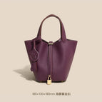 Sea anemone purple gold buckle / 18*13*18cm