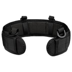 Black single waist belt