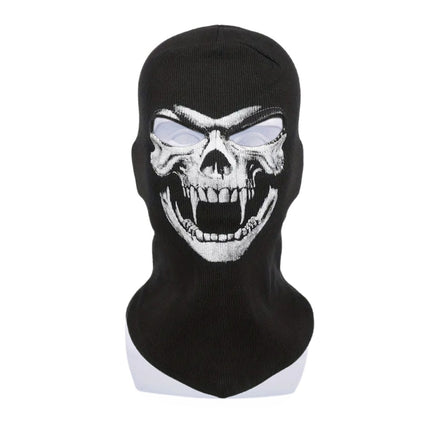 Cross-border manufacturers Halloween cs headgear call of duty personality ghost headgear windproof warm riding headgear mask