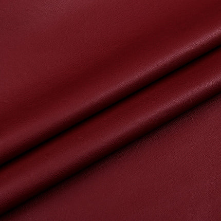 Elastic Pu Soft Leather Fabric with Fine Grain for Bags and Shoes, Flat Elastic Clothing Material, Plain Weave Garment Accessories for Cross-Border Trade