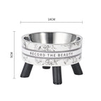 Flower stainless steel goblet bowl] / Independent color box packaging