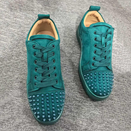 Cl European Casual Men's Sneakers Trendy Brand Sports Shoes Suede Hip-Hop Rivet High-Top Suede Cross-Border Hot Style