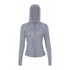 Blue and gray df hooded jacket / 2/s code