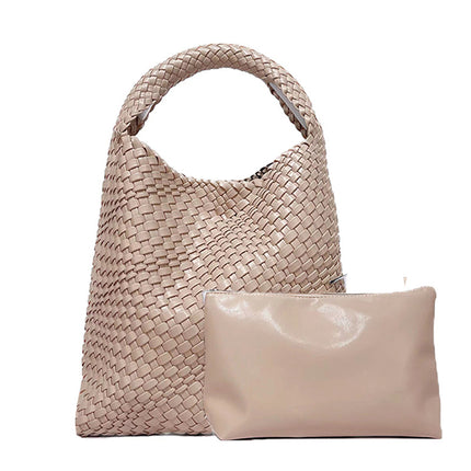 Cross-border Woven Bag Women's Tote Bag Large Capacity Vegetable Basket Bag Shopping Bag General Bag Women's All-match Bag 61