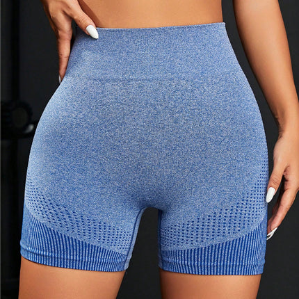 Vest Line Fitness Shorts Women's Hip Three-point Pants Peach Quick-drying Compression Tight High Waist Yoga Running Summer