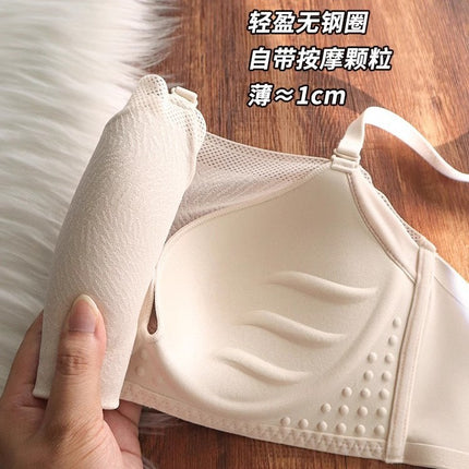 Strapless Anti-Exposure Seamless Bra for Women, Thin Style, Small Chest, Gathers Side Breasts, Prevents Sagging, Wireless, Comfortable Bra