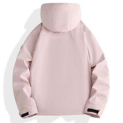 New Hot-Selling Single-Layer Jacket for Men and Women, 2025 New High-Quality Warm Outdoor Waterproof and Windproof Hooded Jacket
