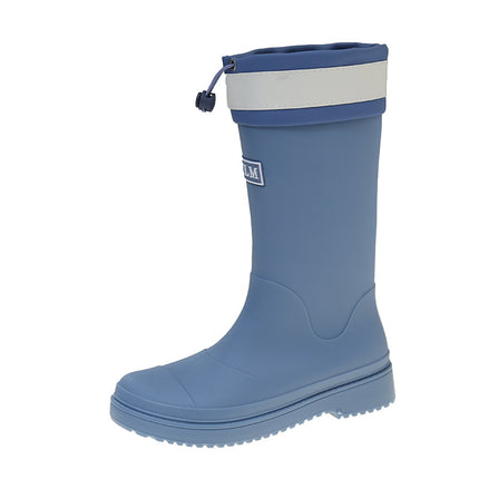 Fashion New Thick-soled Mid-length Rain Boots Camping Rain Boots Outdoor Wading Cotton Adult Waterproof Non-slip Water Shoes