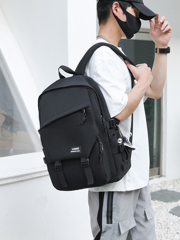 Schoolbag Male College Student Ins Popular Brand Campus Backpack Backpack Women's Large Capacity Simple All-match Travel Computer Bag