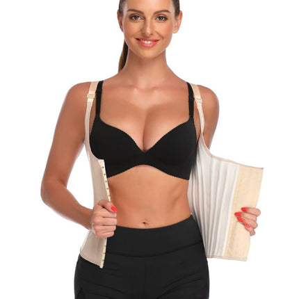 25 Steel Bone Gloss Latex Body Shaper Tunic Camisole Vest Abdominal Corset Latexcorset