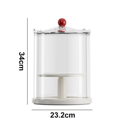 Household Blind Box Storage Display Rack Rotatable Lifting Bubble Mart Display Box Transparent Hand Dustproof Storage Box