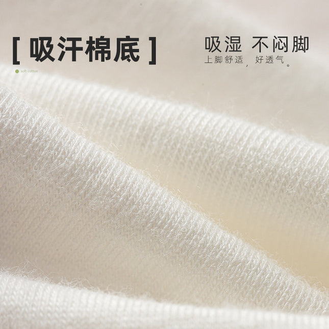 Socks women's spring and summer new short socks deodorant sweat-absorbent cotton thin boat socks do not fall with non-slip invisible socks Zhuji socks