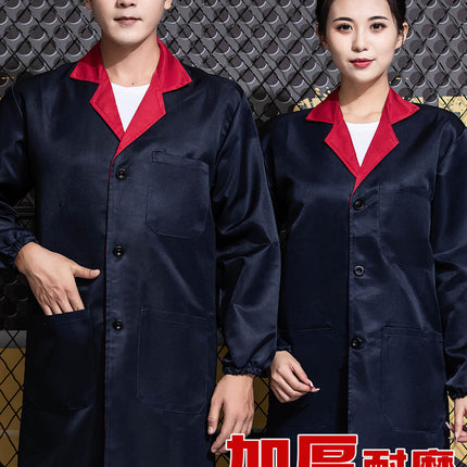 Dirty-Resistant Coat, Coveralls, Work Clothes, Men's Wear-Resistant Factory Clothes, Workshop Handling Logistics Work Clothes, Auto Repair Clothes, Work Clothes, Labor Insurance Clothes