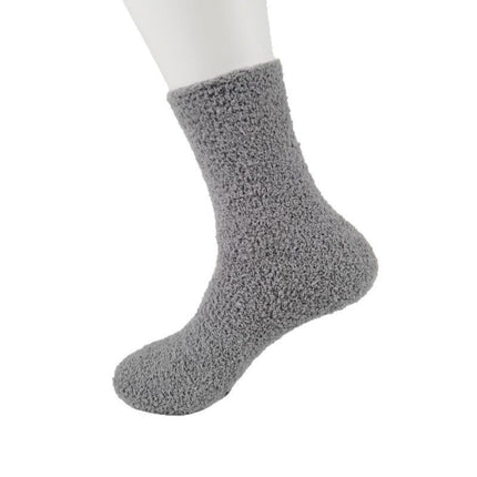 Cross Border in stock Carpet Floor Socks Coral Fleece Socks Thickened Warm Towel Socks Men Casual Sleep Socks