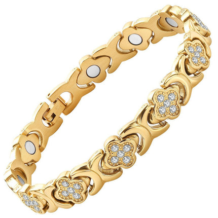 Temu Cross-Border Detachable Magnetic Bracelet European and American Fashion Unisex Couple Magnetic Bracelet Adjustable Watch Chain
