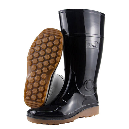Golden Oak Water Shoes Farm Feeding Pigs Feeding Cattle Dung Water Shoes Medium and High Rain Shoes Super Wear-resistant and Good Flushing Rain Boots Rubber Shoes