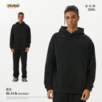 Black-Hooded Sweat / S