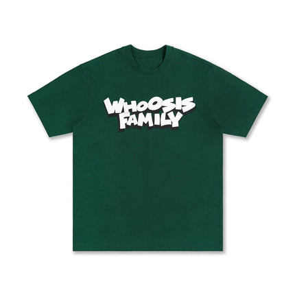 Fun Graffiti Popping Letter Print Short-Sleeved T-Shirt Hip-Hop Oversize Original National Fashion Brand Loose for Men and Women