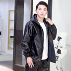 Single thin patch pocket [hooded top]] / XL (small size 110-130)
