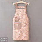 Bunny pocket floral apron [pink]