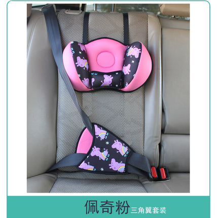 Cross-Border Anti-Stranglehold Car Seat Belt Hanging Cartoon Pillow Car Rear Seat Cushion Neck Protector Children's Headrest